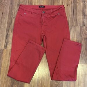 Cop Copine Stretch Skinny Pants l Cranberry Red (10)